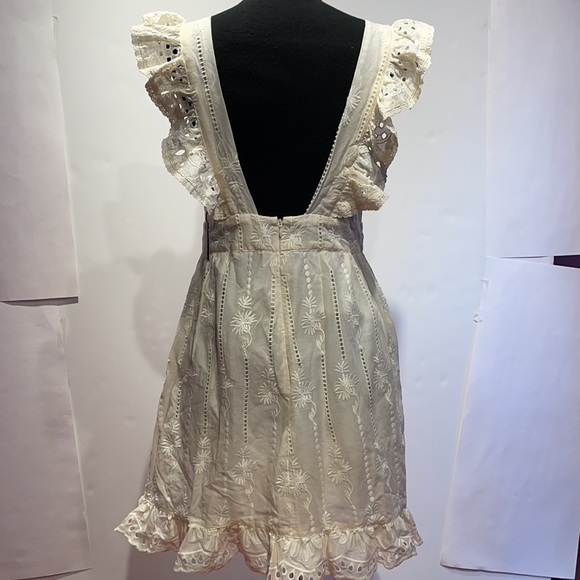 Anna Sui Cream Lace Dress - Picture 4 of 4